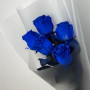 5 синих роз фото 2